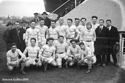 Stade Jean Bouin, le rugby club en 1927