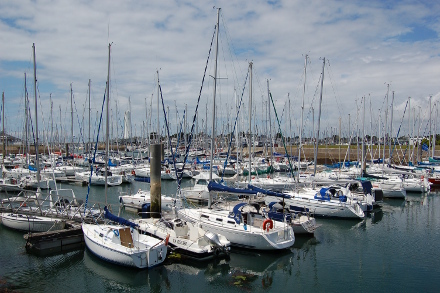 Forêt de mâts au port du Croisty