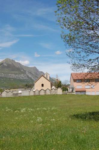 L'église et la montagne...