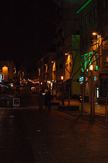 Soir de rue du port