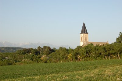 La commune dans son écrin de nature...