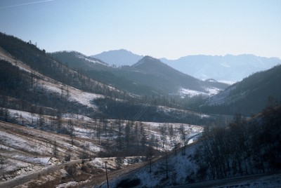 Dans l'aïmag du Sélengé en hiver