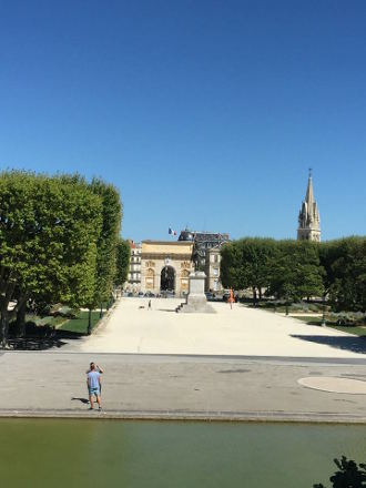 Les jardins du Peyrou...