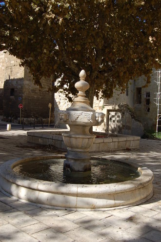 Fontaine de cœur de ville