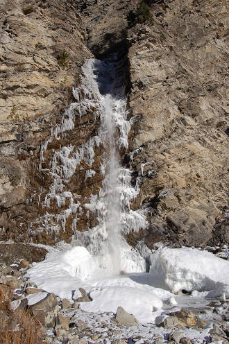 Cascade à Réallon