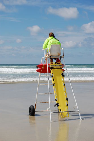 Sur la plage...