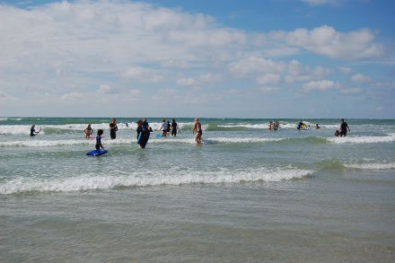 Sur la plage...